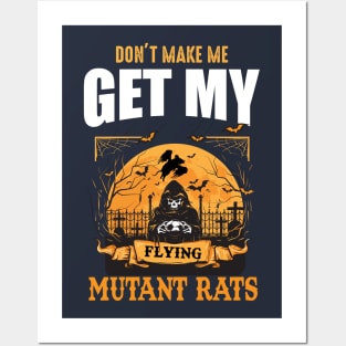 Don't make me flying  MUTANT RATS Posters and Art